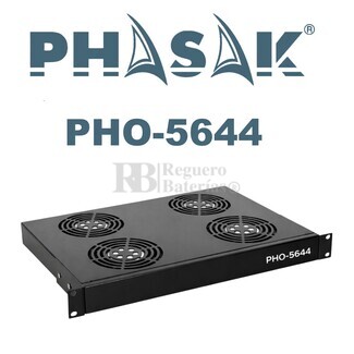 M�dulo 4 Ventiladores 120 mm Rack | Phasak PHO-5644
